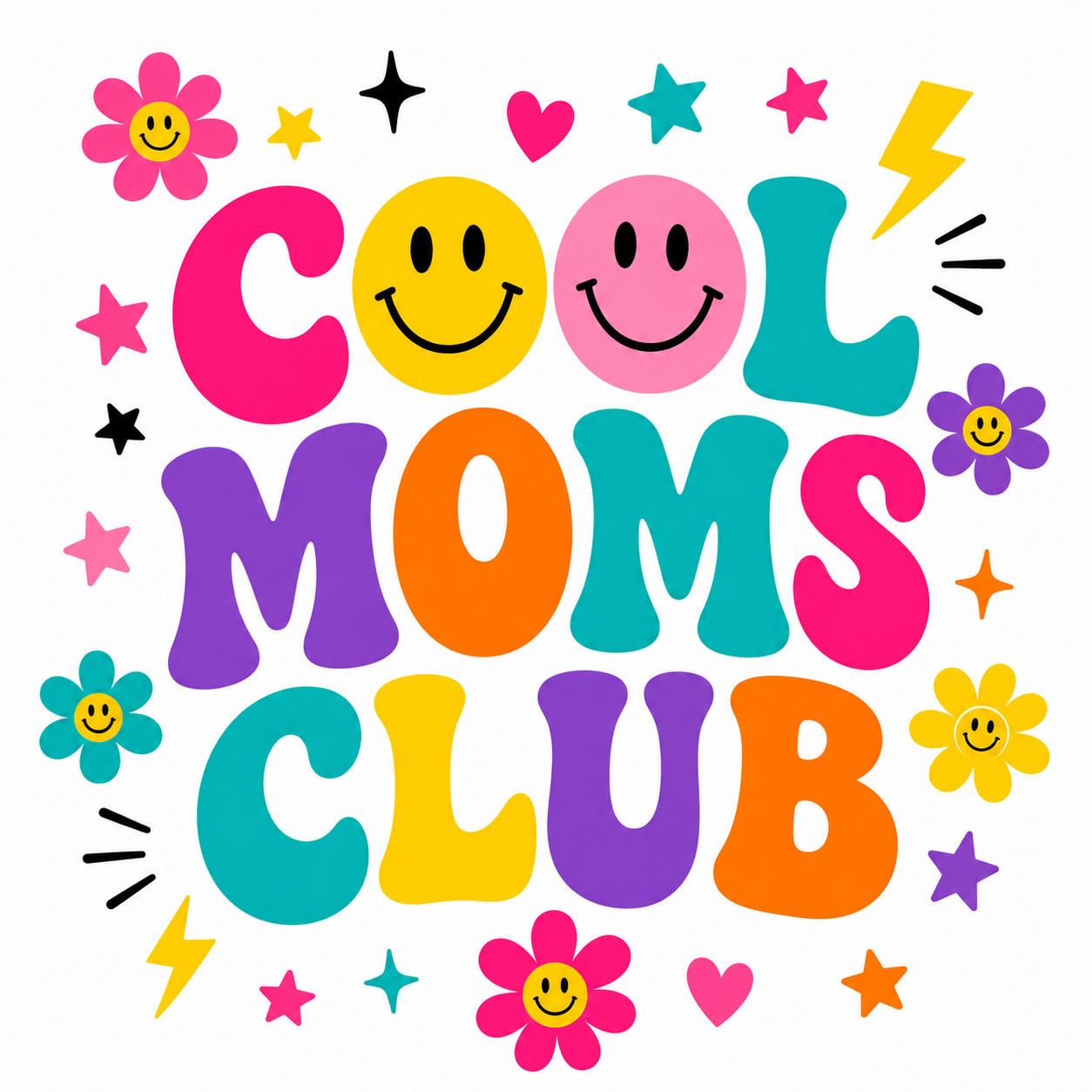 Cool Moms Club Glass Iced Coffee Cup - 16 oz