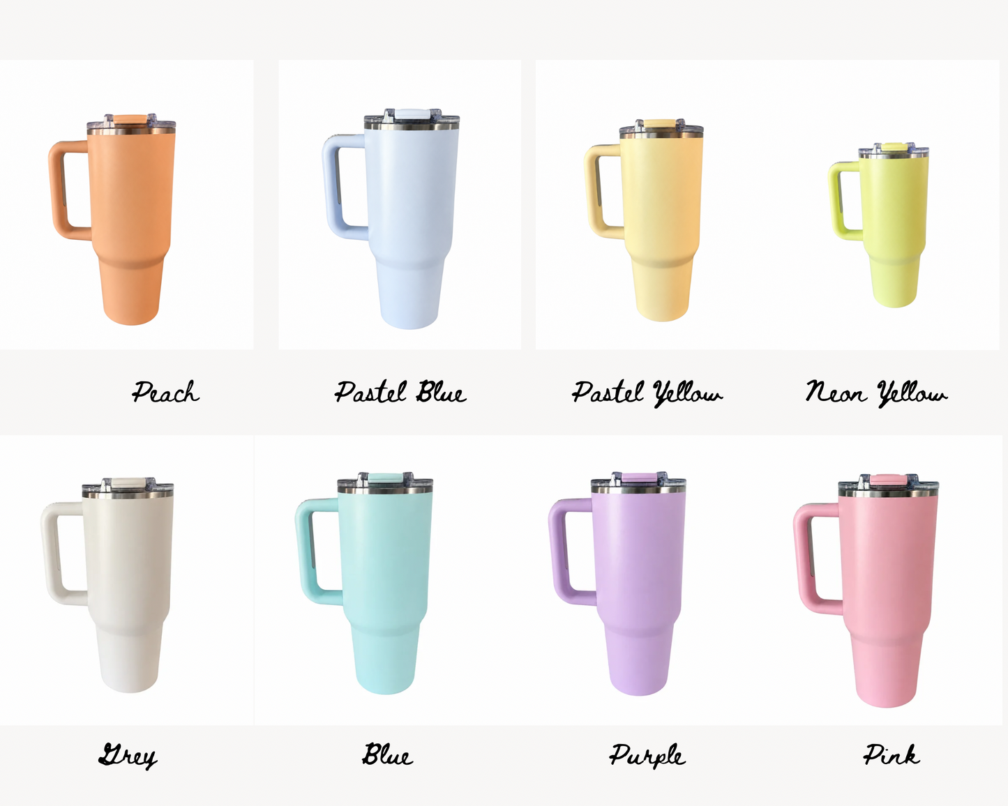 Personalized Birth Flower Stainless Steel Tumbler - 40 oz