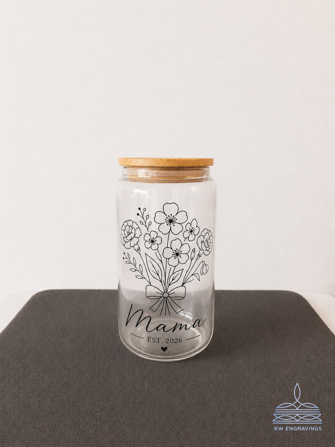 Mama Glass Iced Coffee Cup - 16 oz