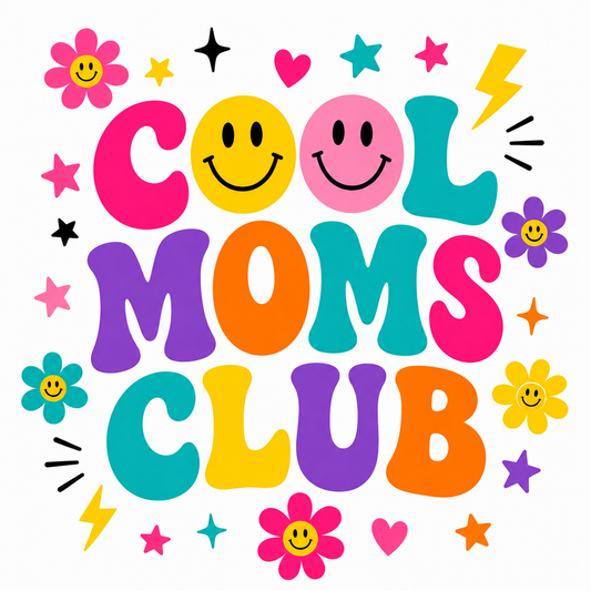 Cool Moms Club Glass Iced Coffee Cup - 16 oz
